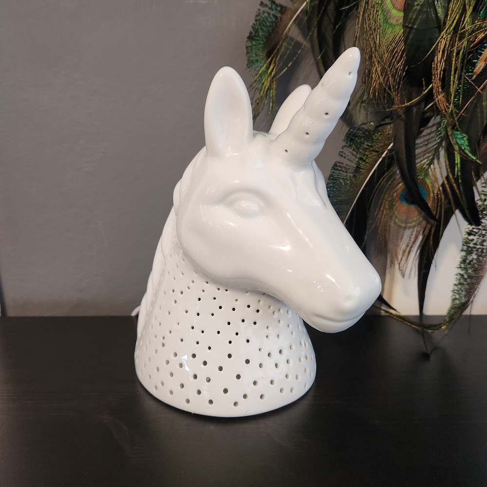 Target Pillowfort White Ceramic Unicorn Nite Light